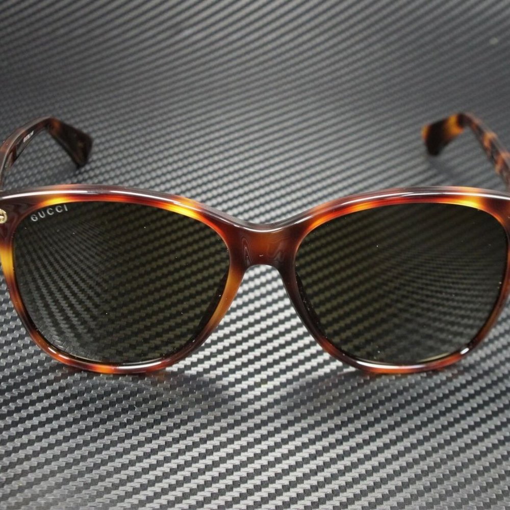 Gucci Round Havana 58mm Sunglasses - Picture 2 of 4
